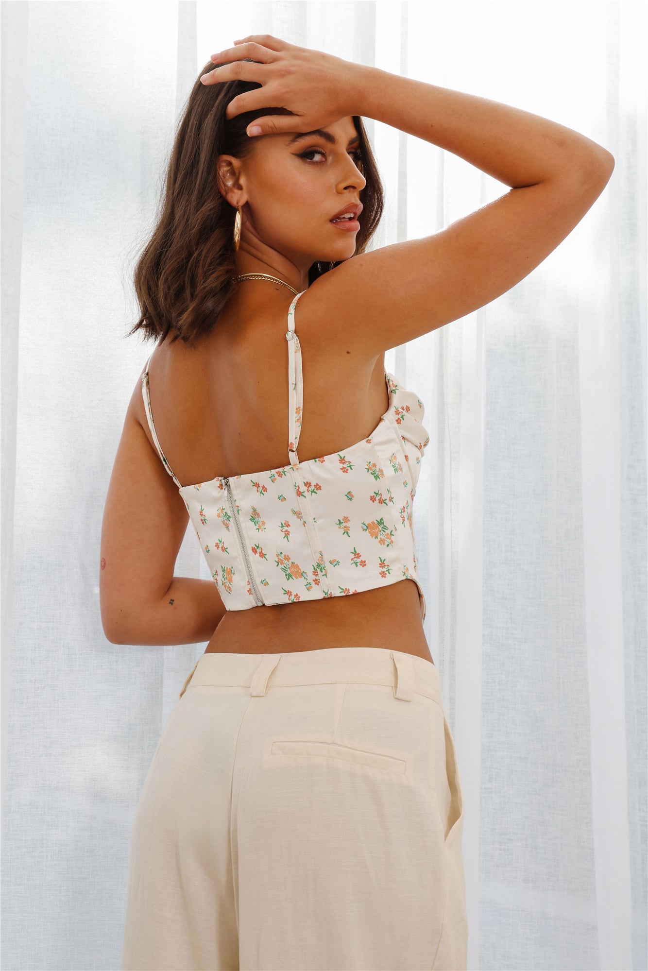 Spring In The City Crop Top Floral
