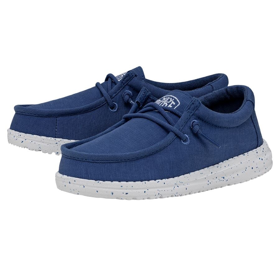 Wally Youth Slub Canvas - True Blue