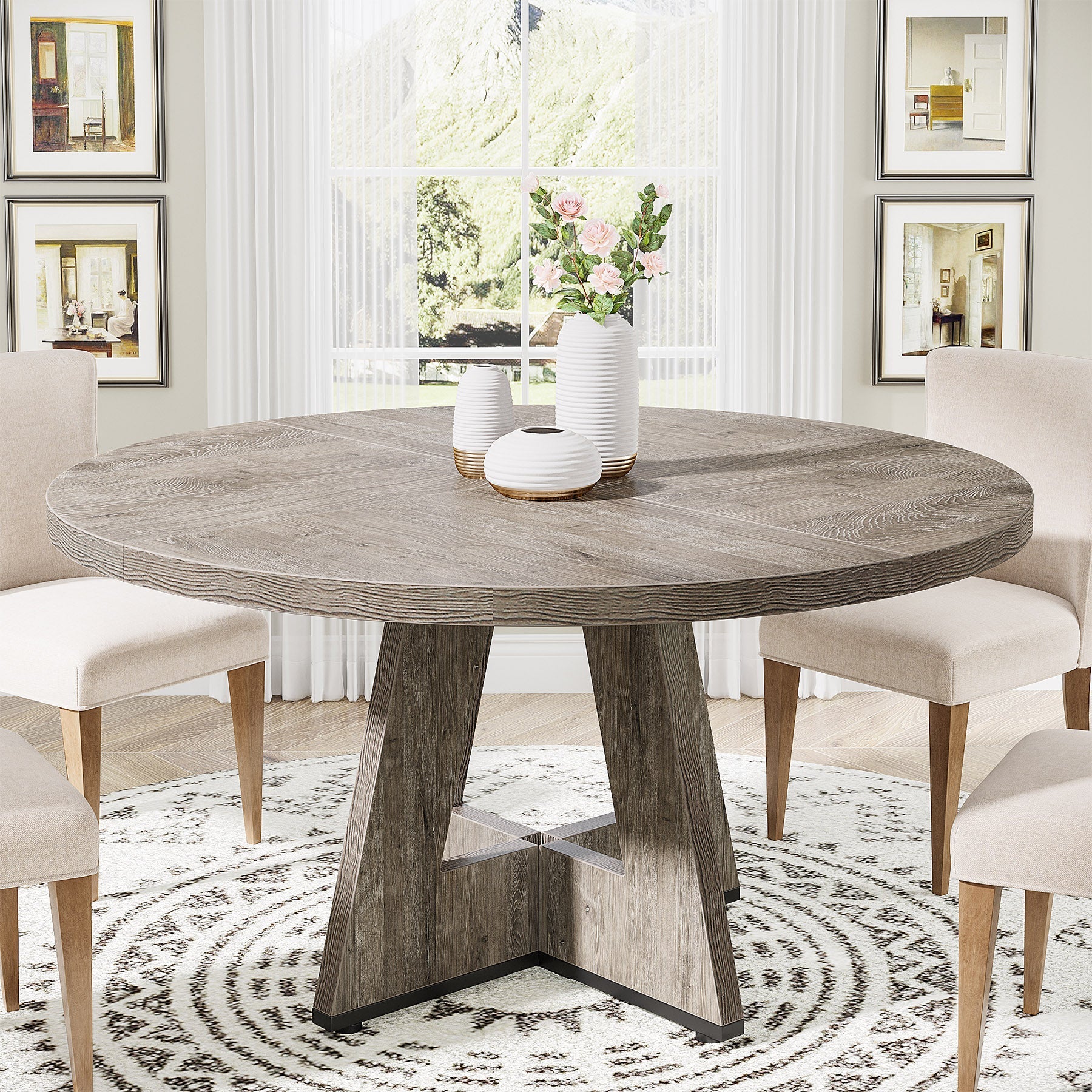 Round Dining Table for 4, 47