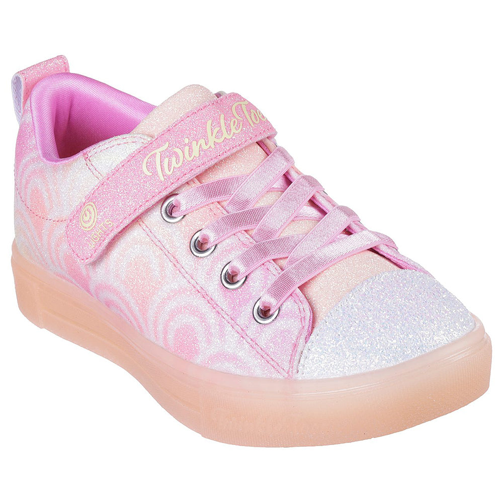 Skechers Girls Twinkle Toes Twinkle Sparks Ice Shoes - 314782L-PKMT