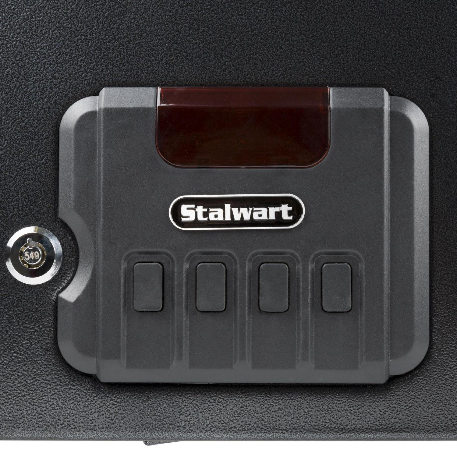 Stalwart Gun Safe with Digital Lock and Manual Override Keys