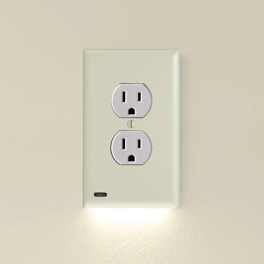🔥 BIG SALE - 48% OFF🔥Outlet Wall Plate With Night Lights-No Batteries or Wires