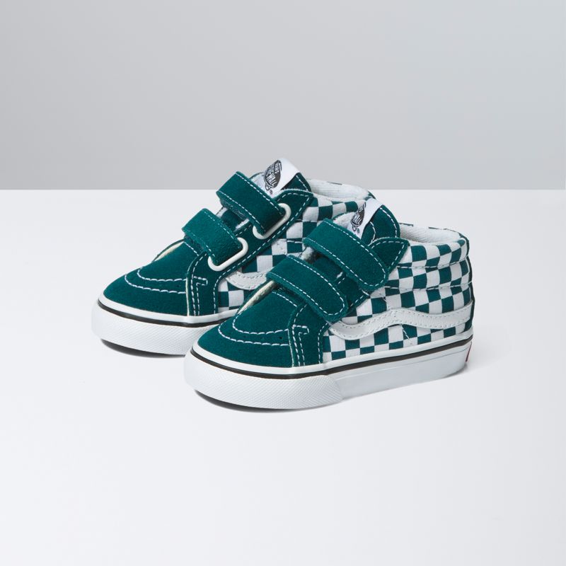 Toddler Checkerboard Sk8-Mid Reissue V