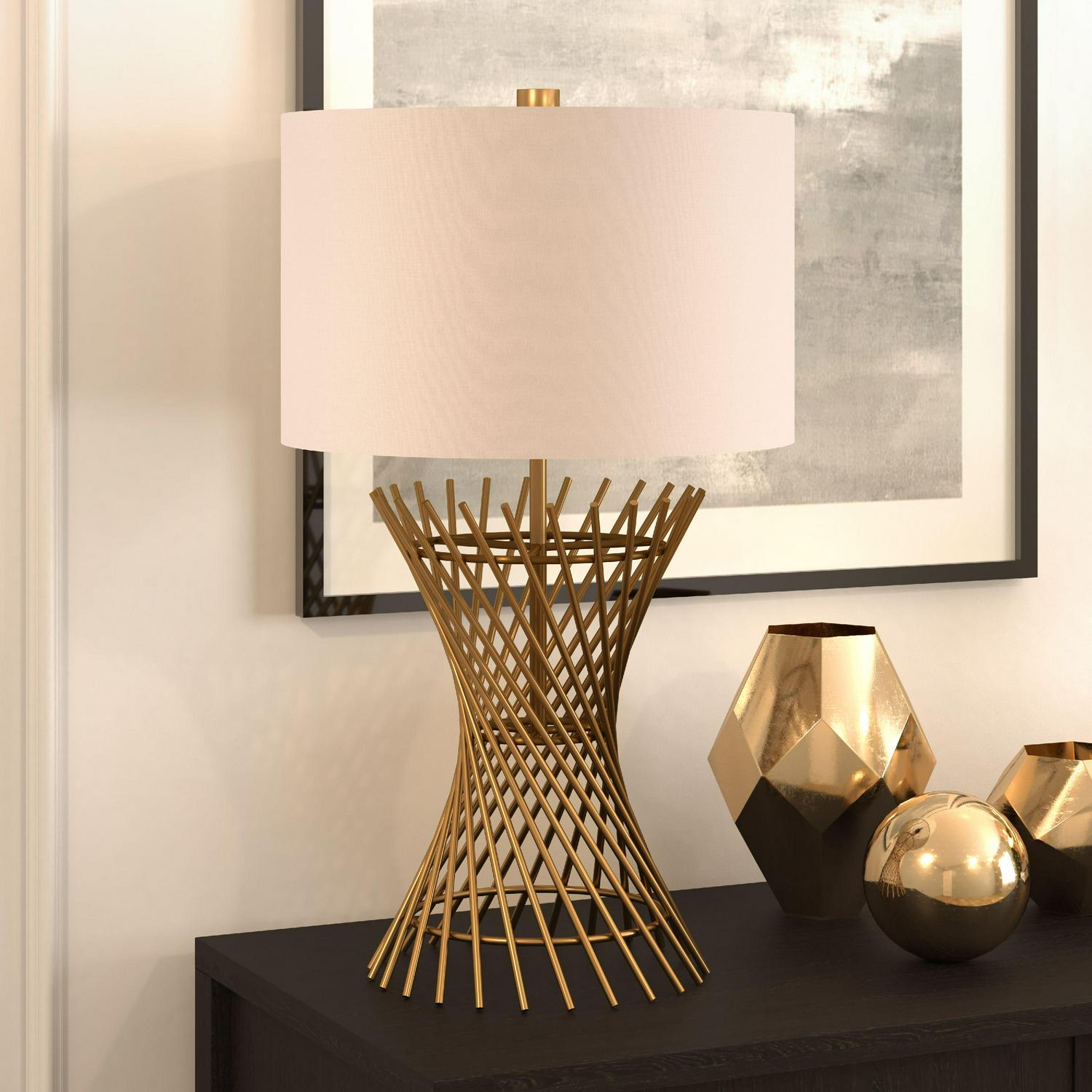 EvelynandZoe Traditional Metal Table Lamp