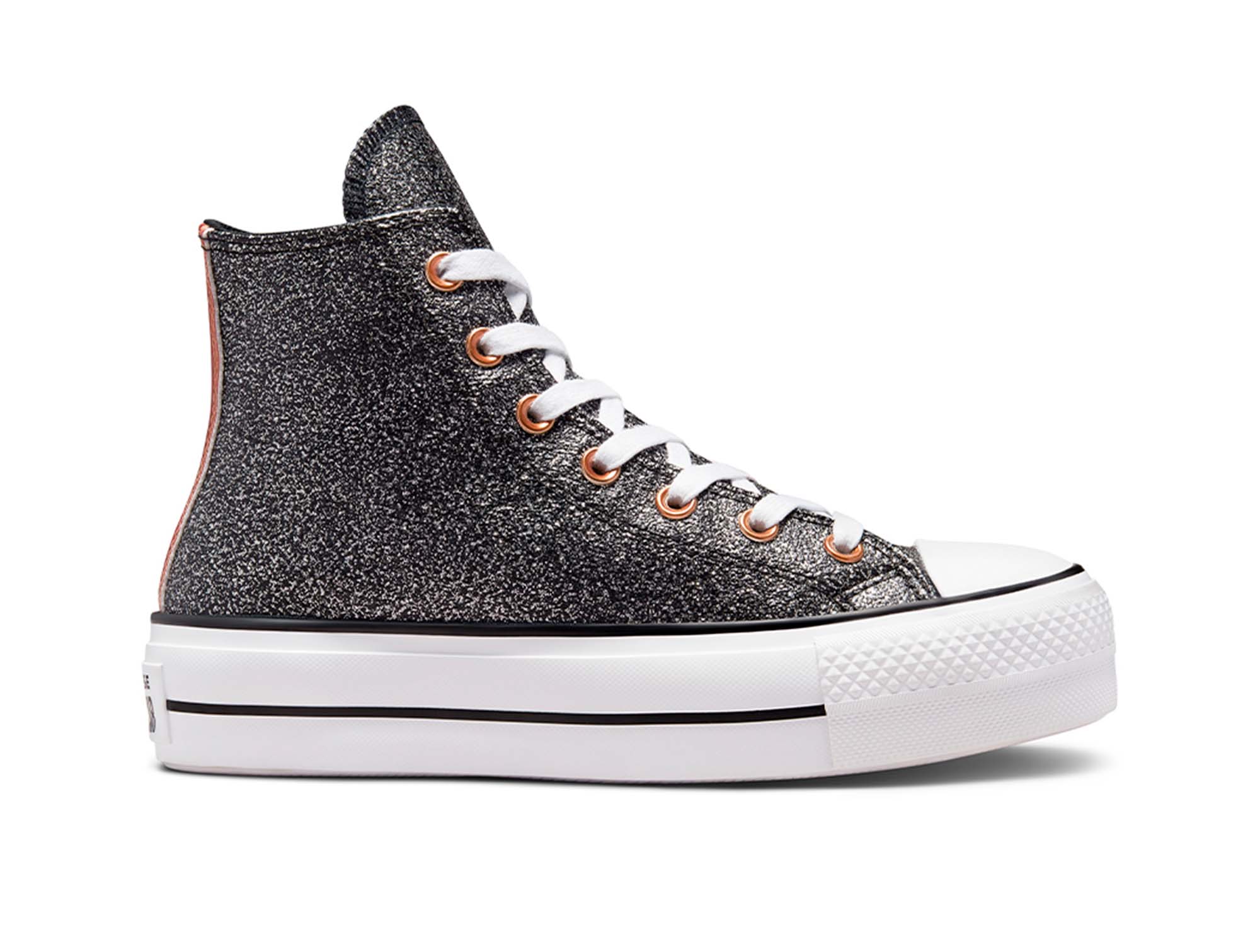 Converse Chuck Taylor Plataforma Hi Forest Glam Womens Negro