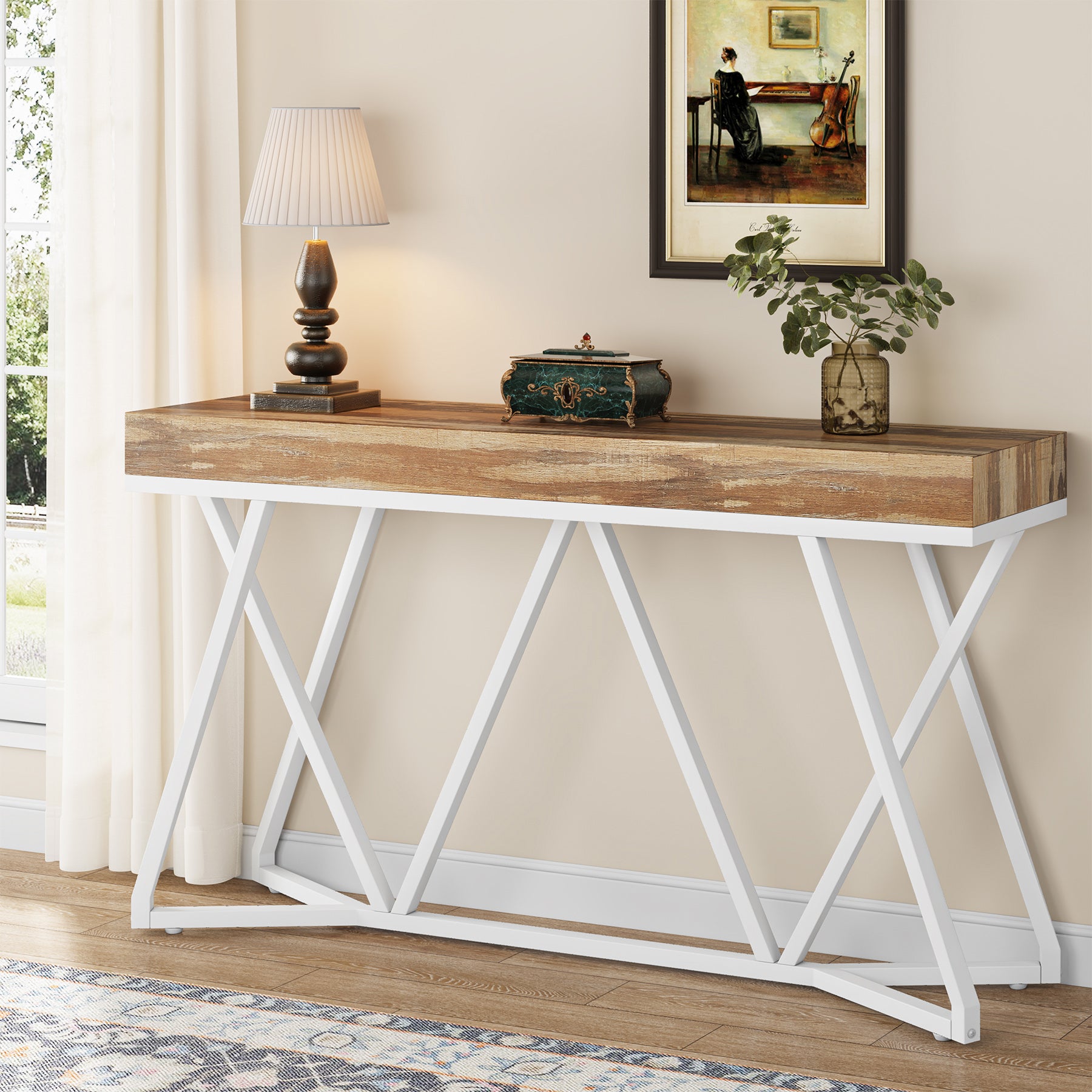 Farmhouse Console Table, 55