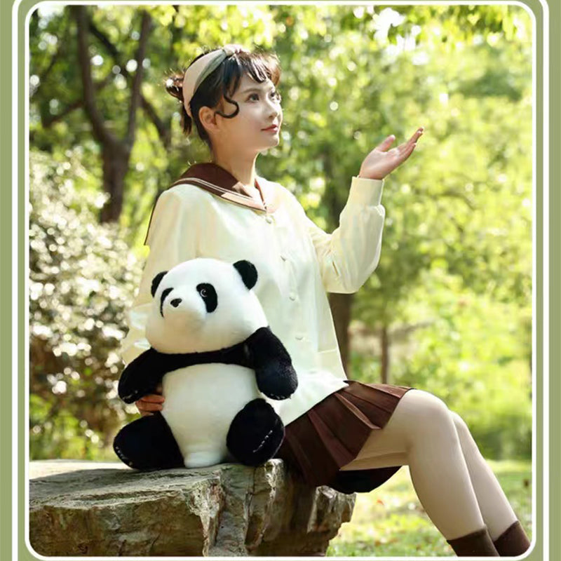 🔥50% off New Fall Arrivals🔥Super Simulation Panda Doll Plush Toy Sitting Posture Giant Panda