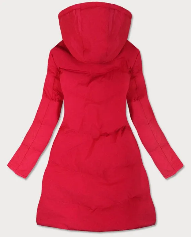 Red stitch waterproof ladies jacket