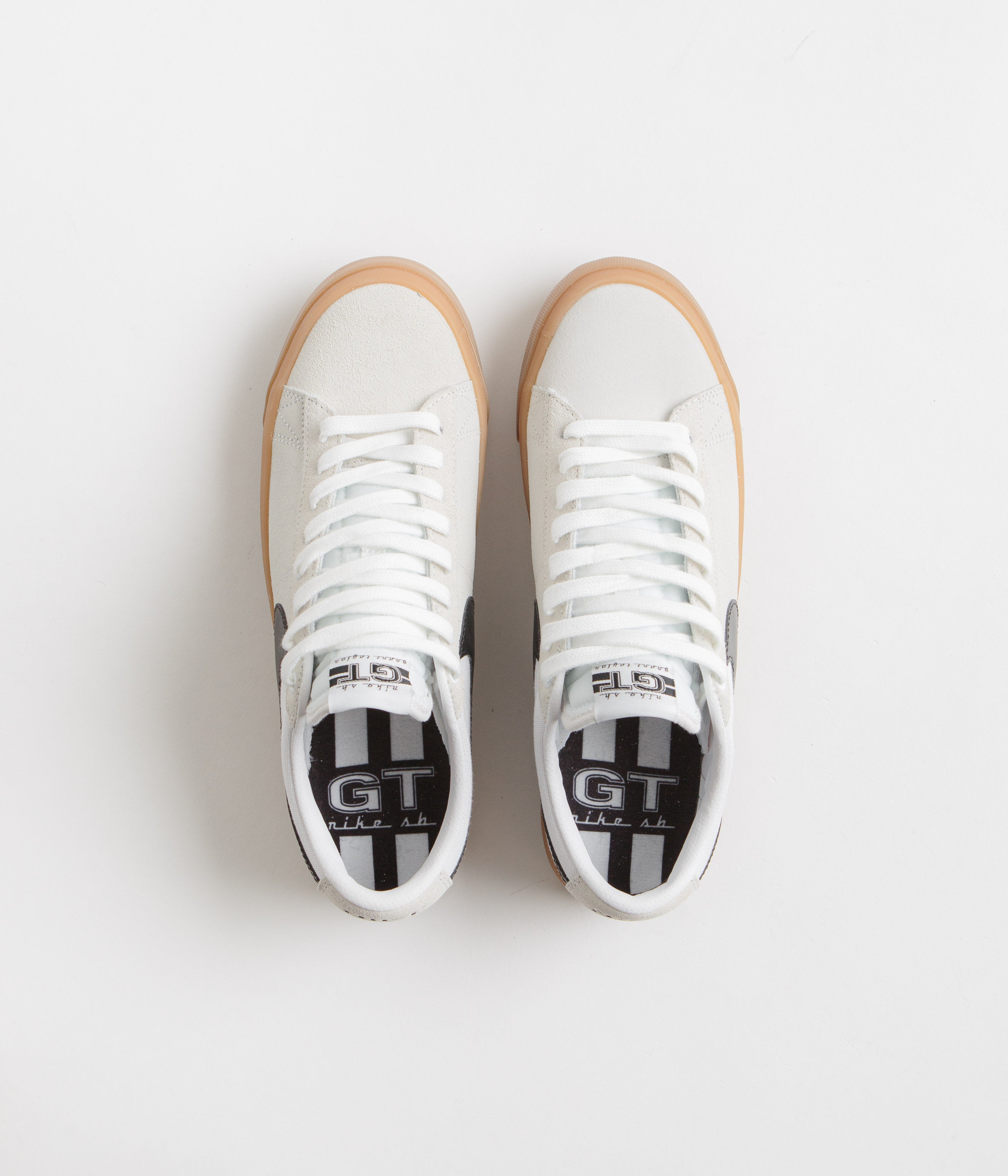 Nike SB Blazer Low Pro GT Shoes - White / Black - White - White