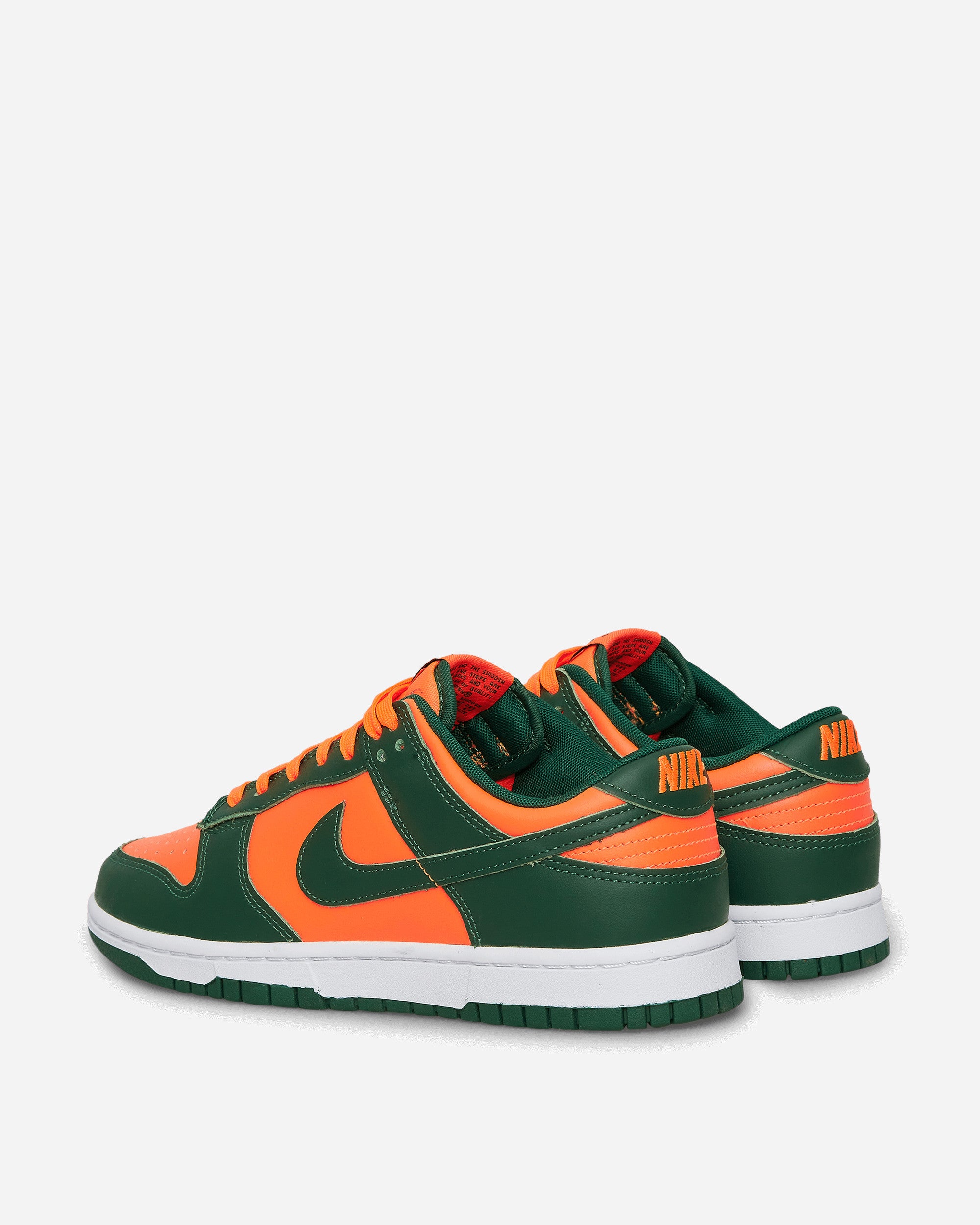 Dunk Low Retro Sneakers Team Dark Green / Team Orange