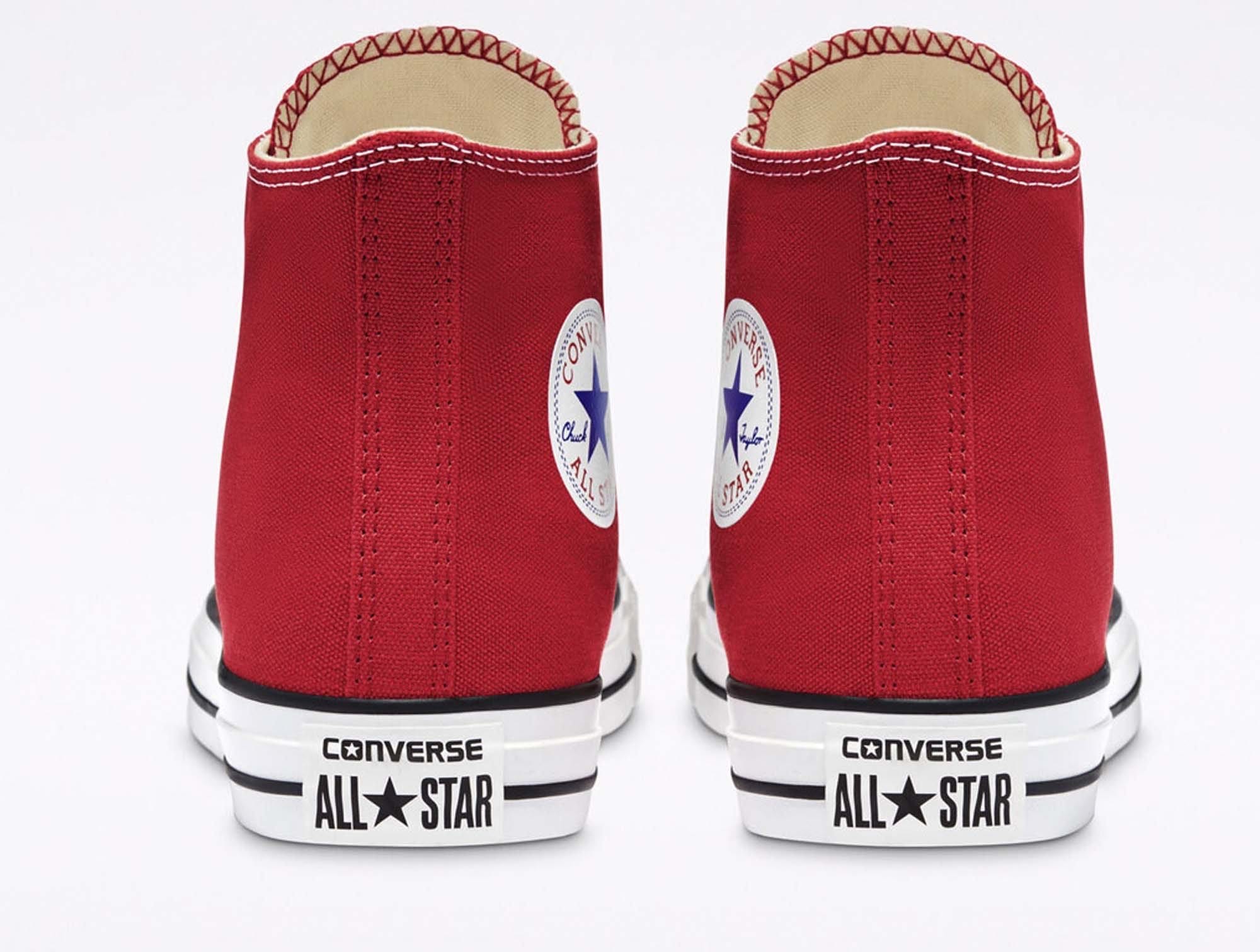 Converse Chuck Taylor Hi Womens Rojo