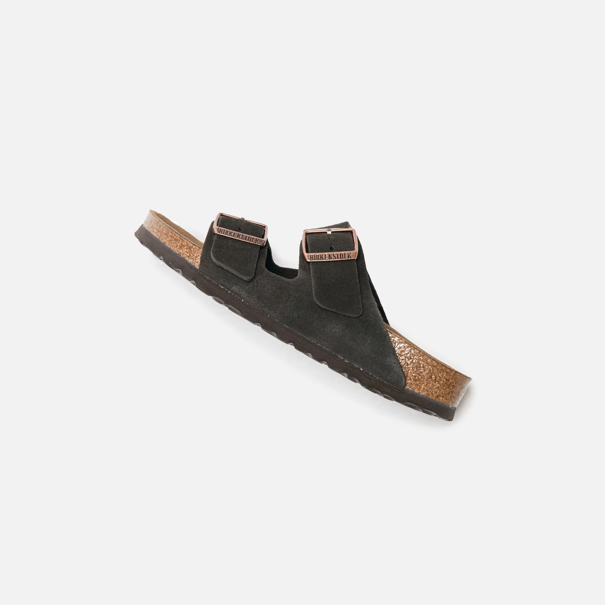 Birkenstock WMNS Arizona Soft Footbed Suede Sandals - Mocha