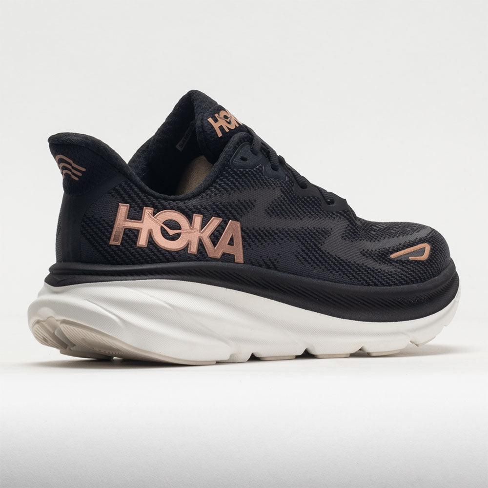 HOKA Clifton 9 Women's Black/Rose Gold