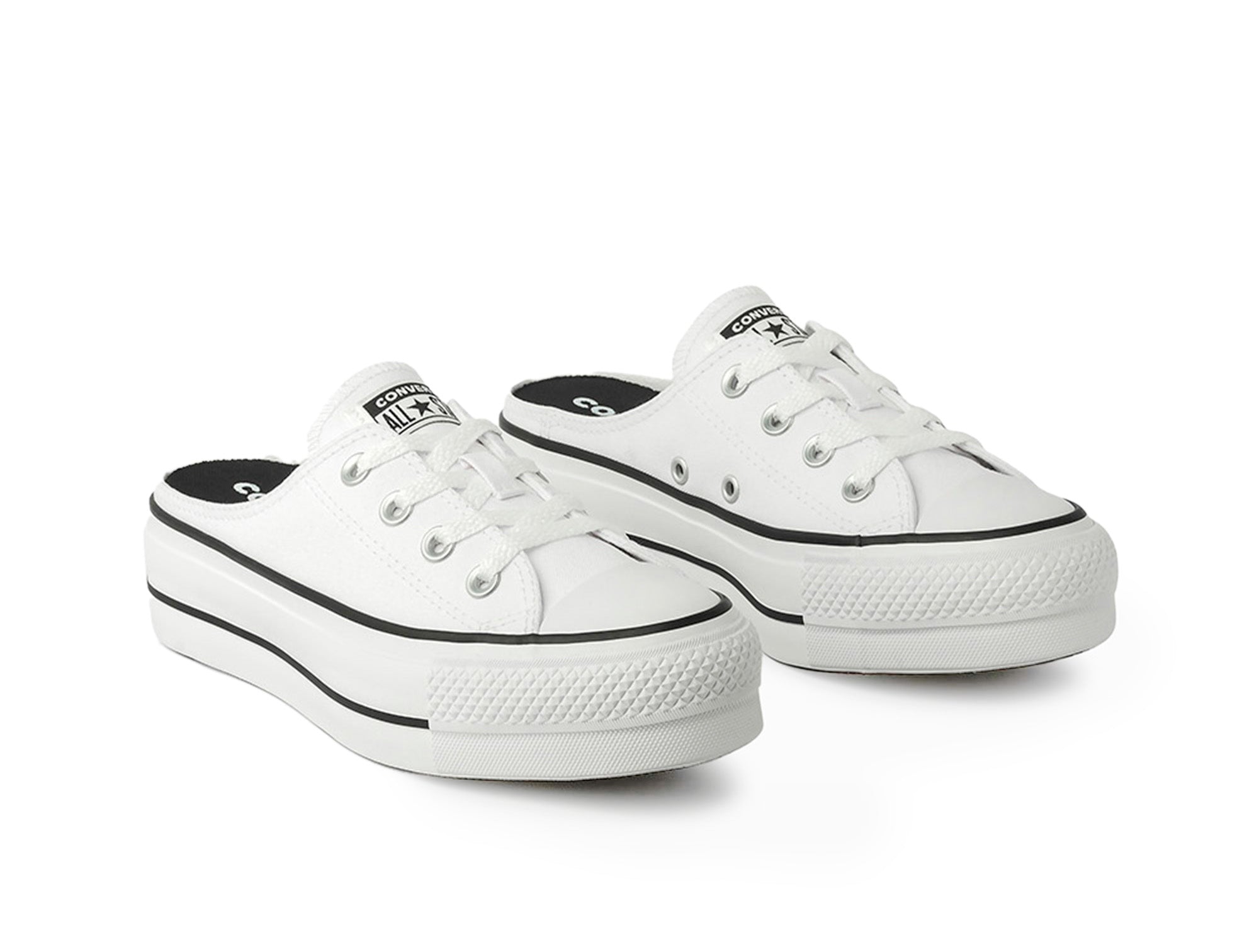 Converse Chuck Taylor Plataforma Mule Womens Blanco