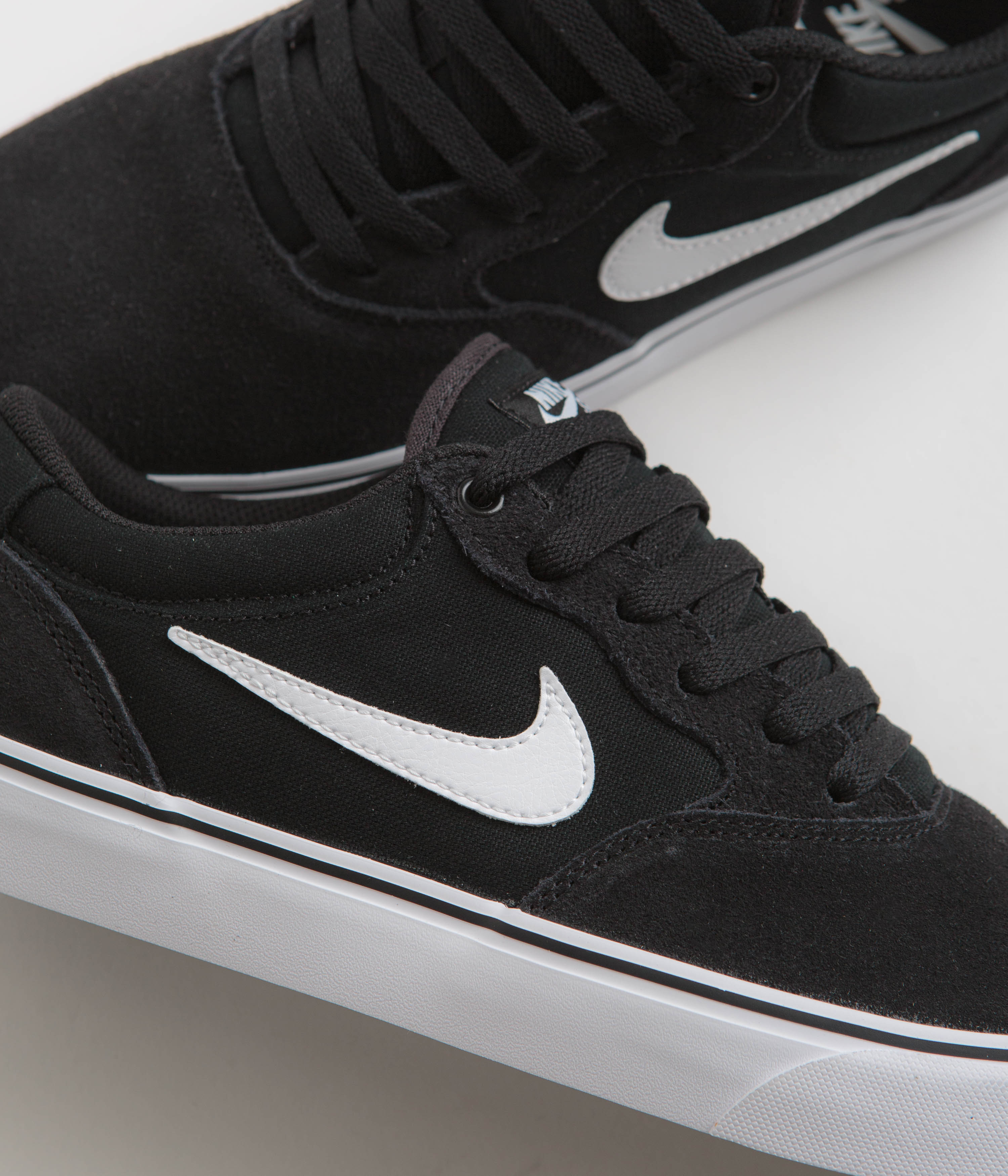 Nike SB Chron 2 Shoes - Black / White - Black