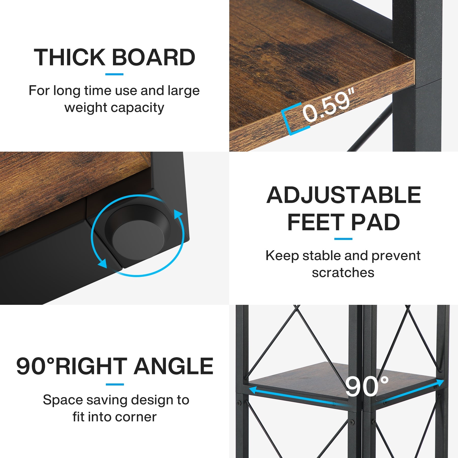 6-Tier Corner Shelf, 70.86