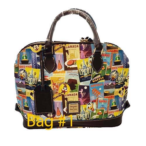 Disney Dooney and Bourke Bag - Food and Wine 2016 - Zip Satchel