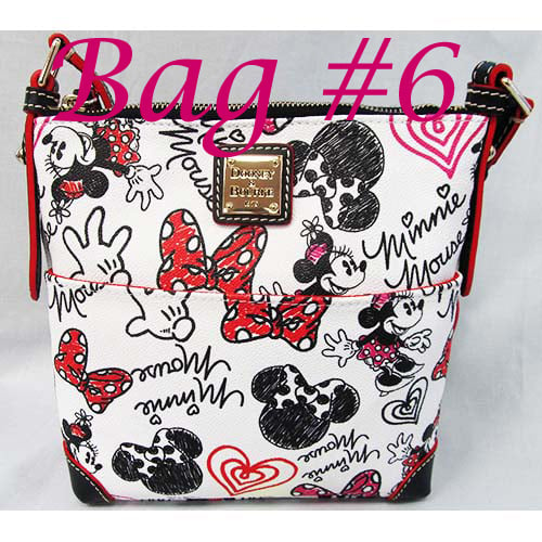 Disney Dooney and Bourke - Minnie Hearts and Bows - Letter Carrier SPECIFIC