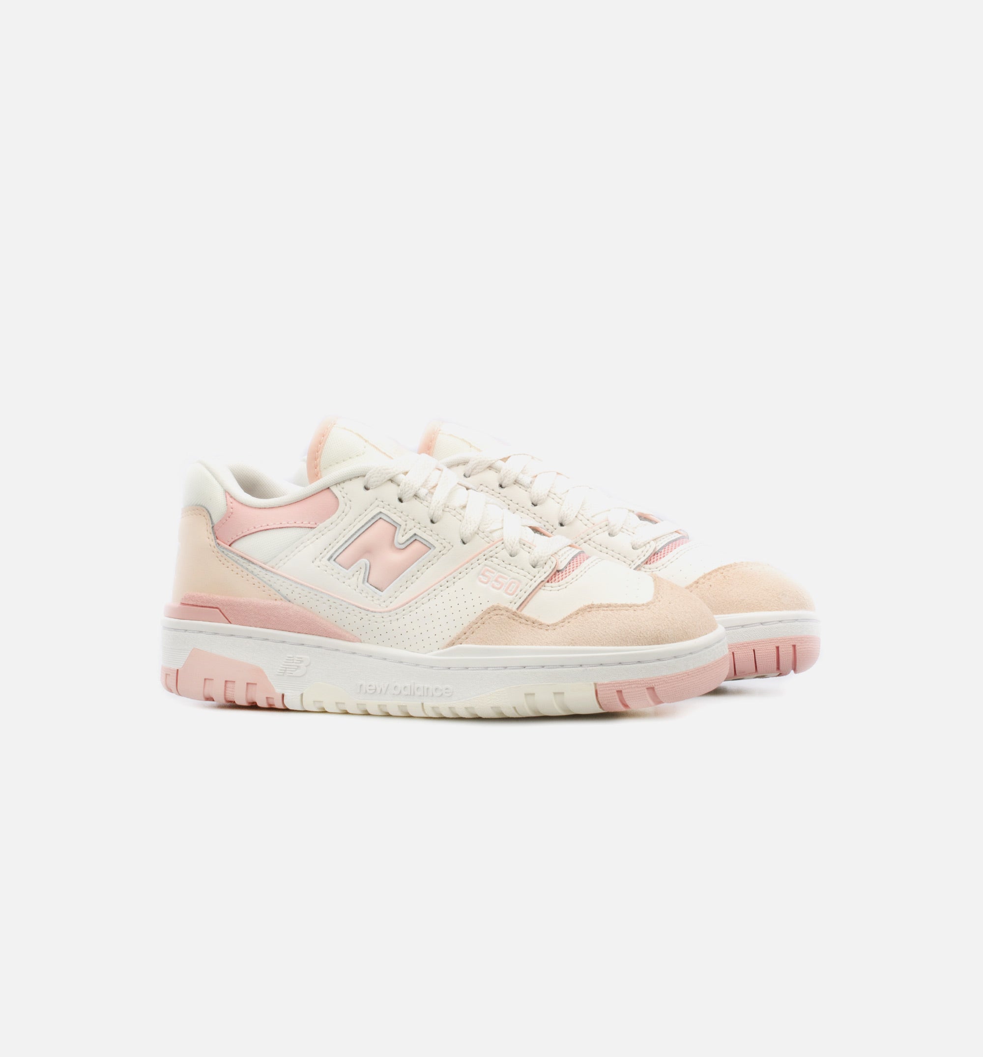 550 White Pink Womens Lifestyle Shoe - White/Pink