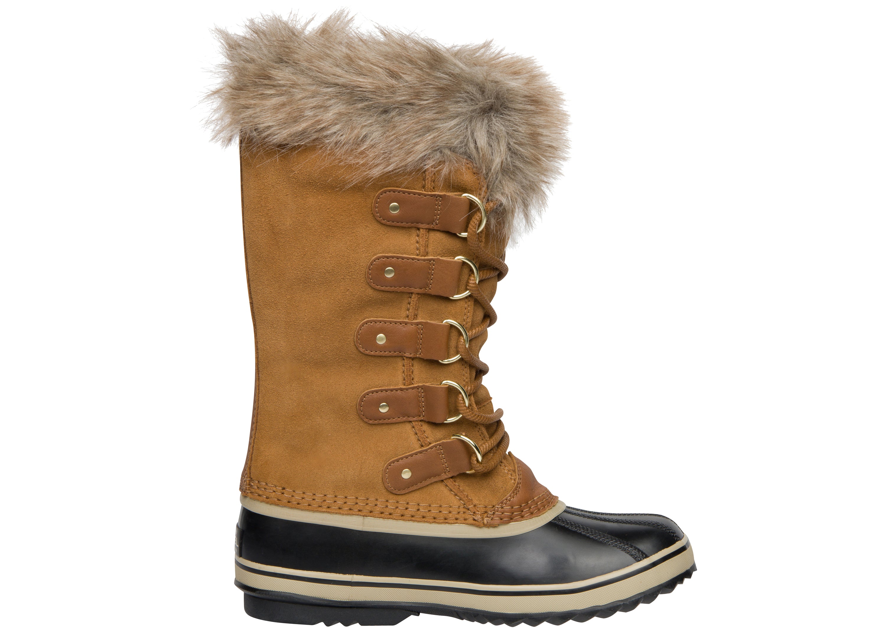 Sorel Womens Joan Of Arctic WP Camel Brown Black