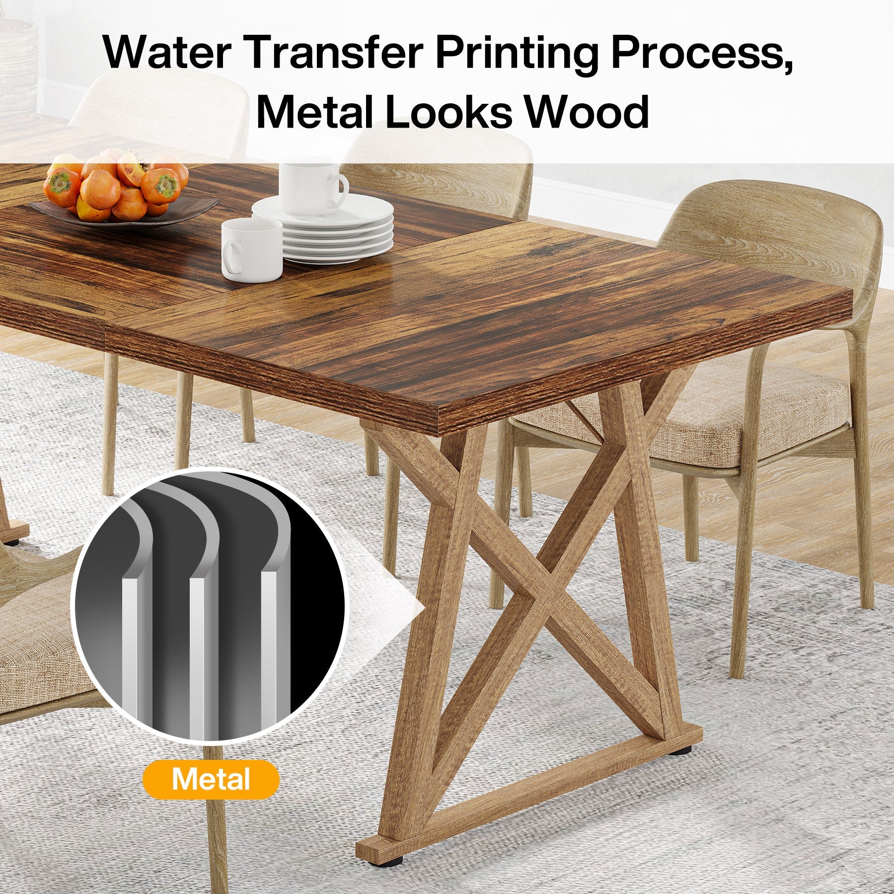 Wooden Dining Table, 71