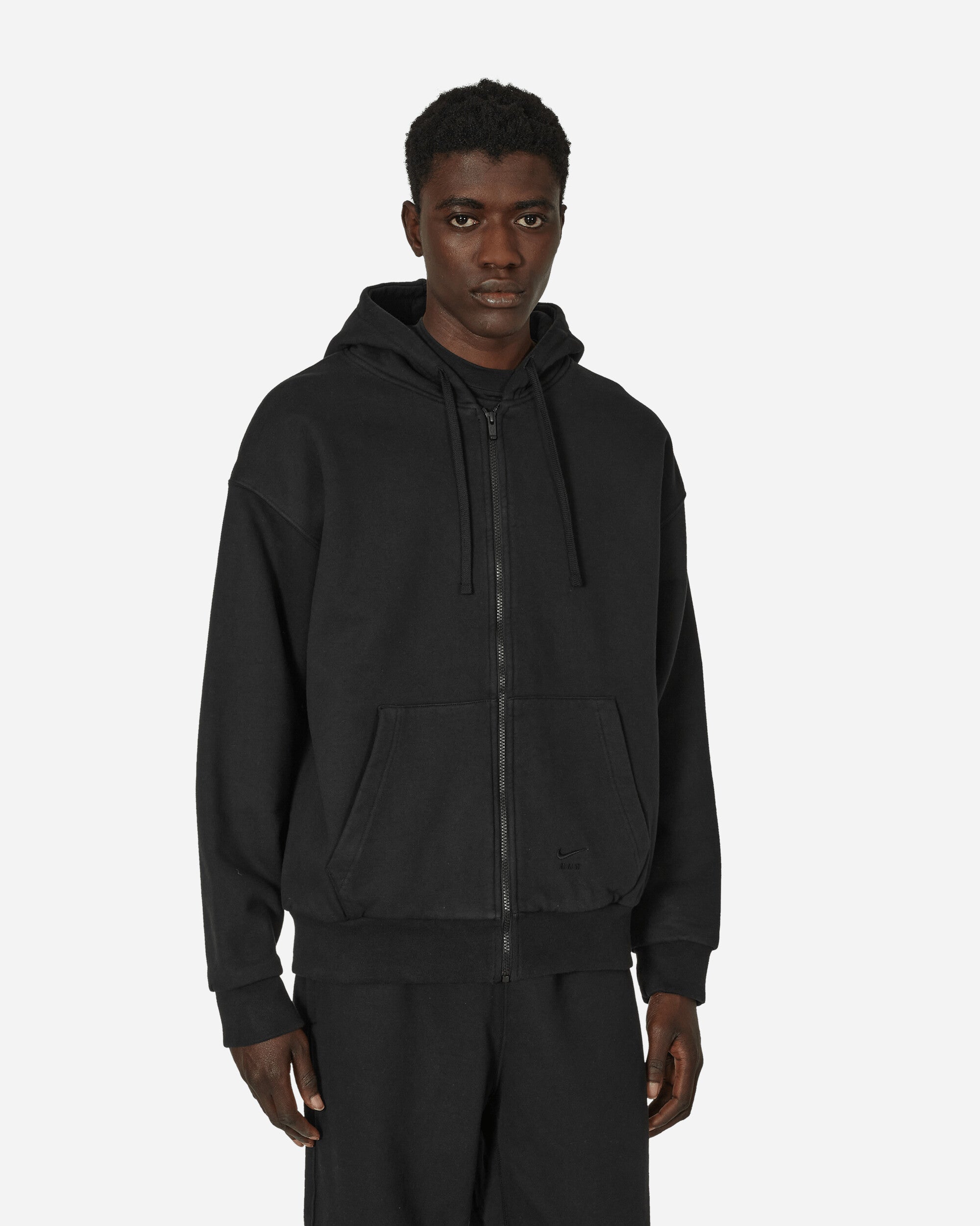 MMW Full-Zip Fleece Hoodie Black