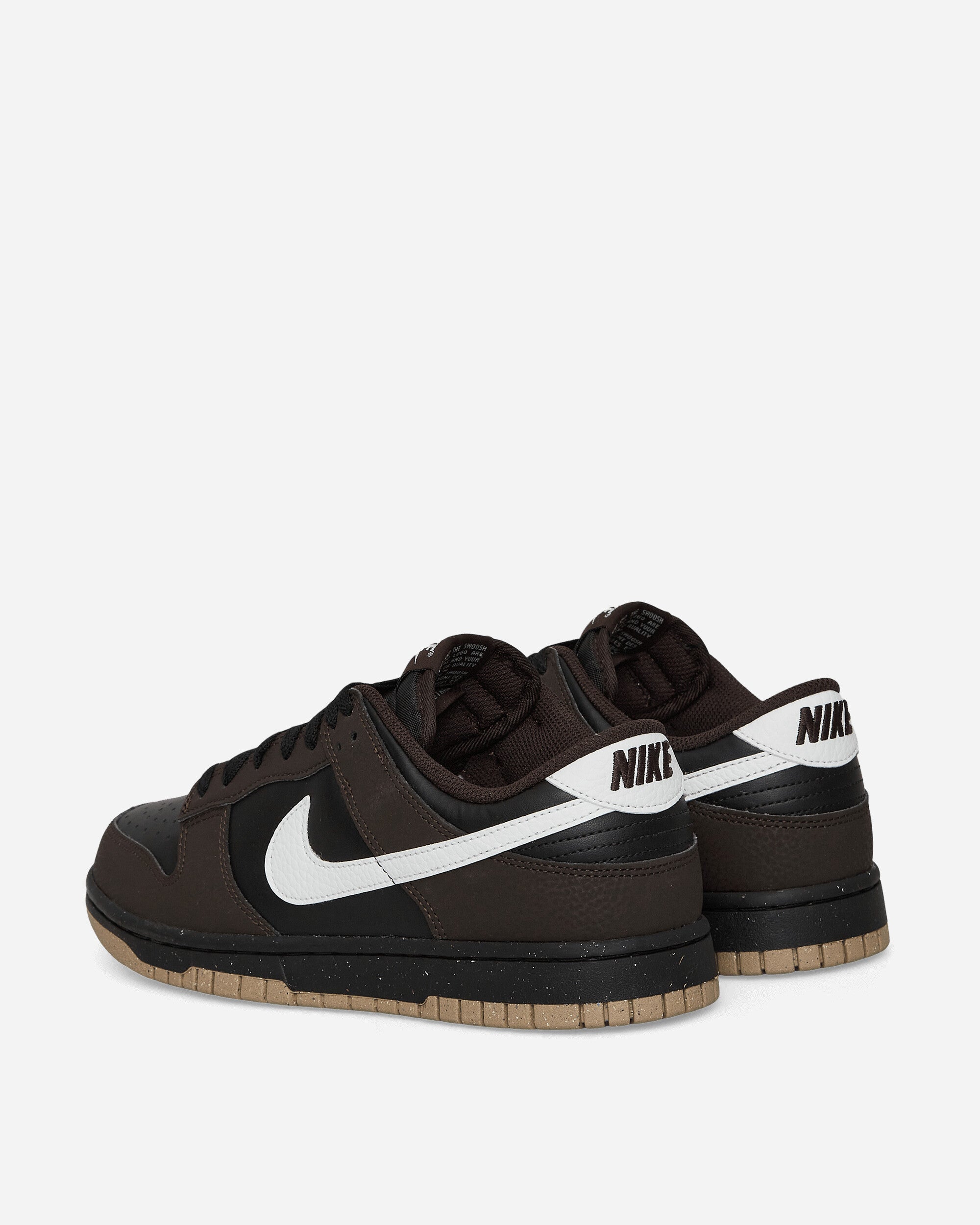 WMNS Dunk Low Next Nature Sneakers Black / Velvet Brown