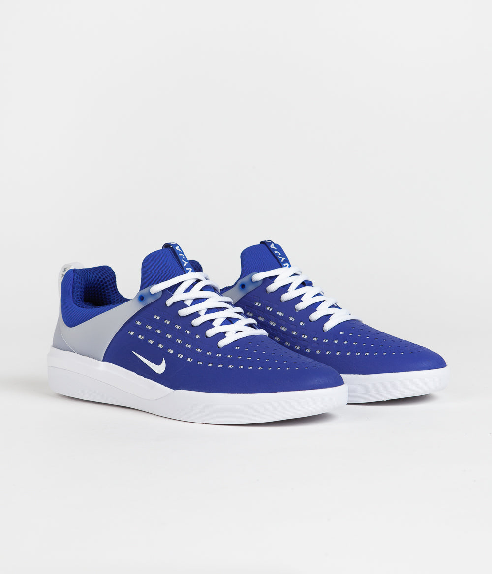 Nike SB Nyjah 3 Shoes - Game Royal / White - Game Royal - Game Royal