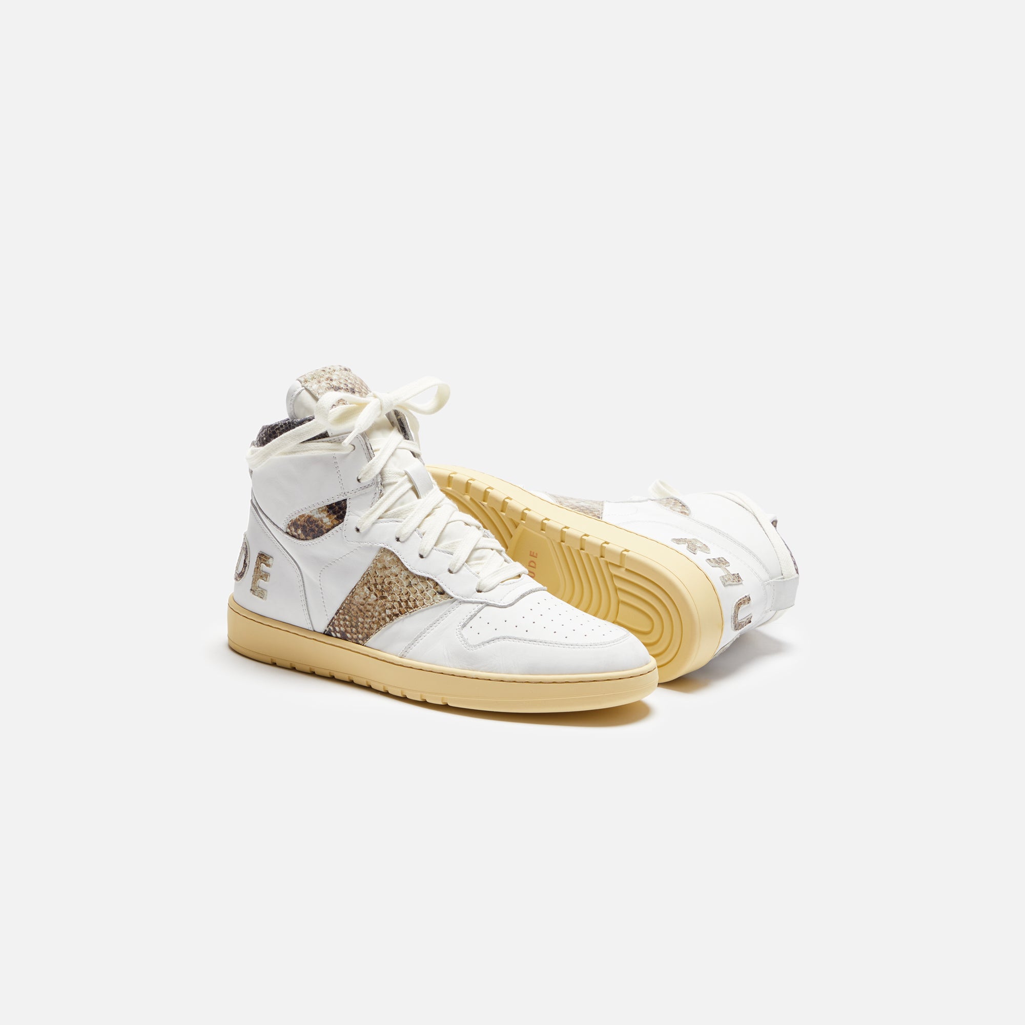 Rhude Rhecess High - White / Snake