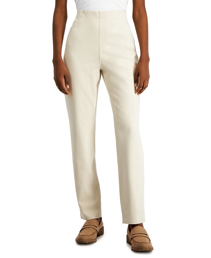 Petite Comfort Pull-On Pants， Created for Macy's