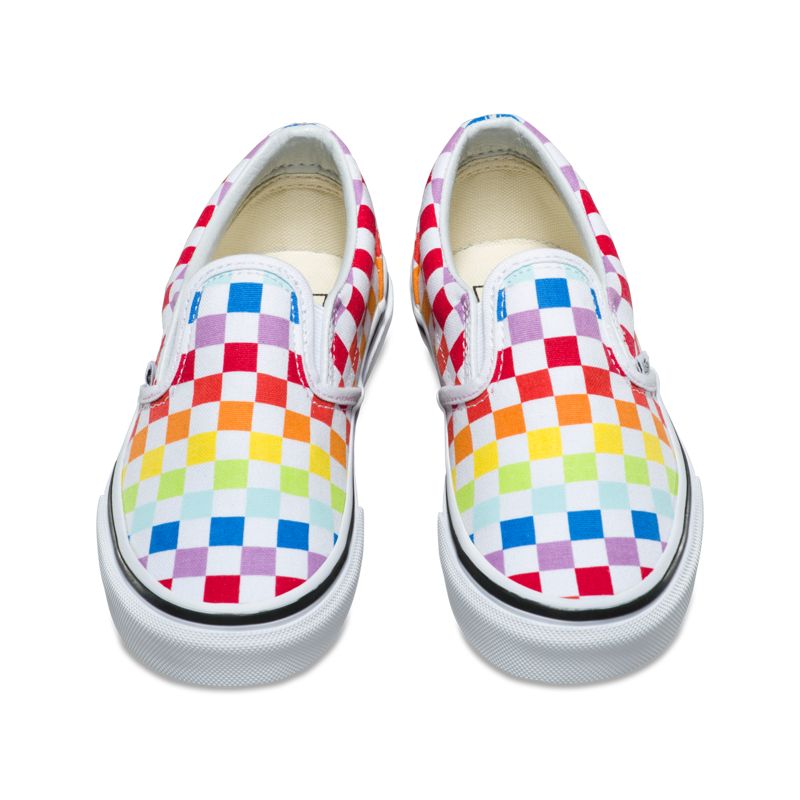 Kids Checkerboard Slip-On