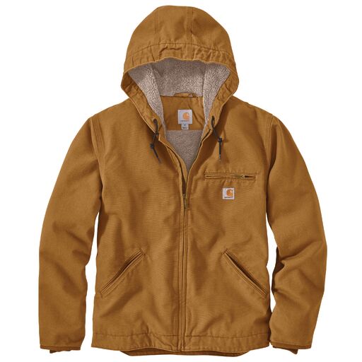 Carhartt Men's Duck Sherpa-Lined Jacket