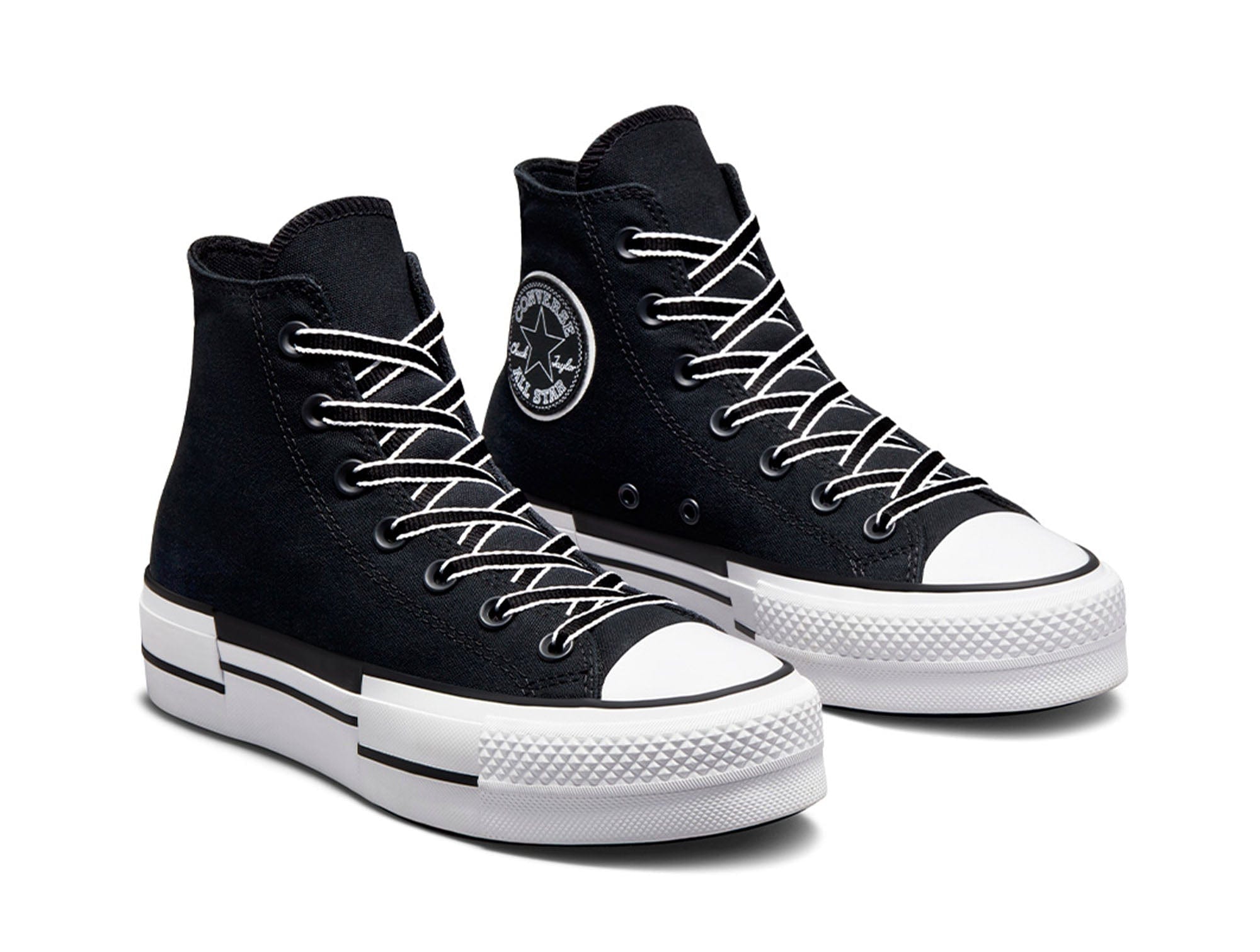 Converse Chuck Taylor Lift Plataforma Womens Negro