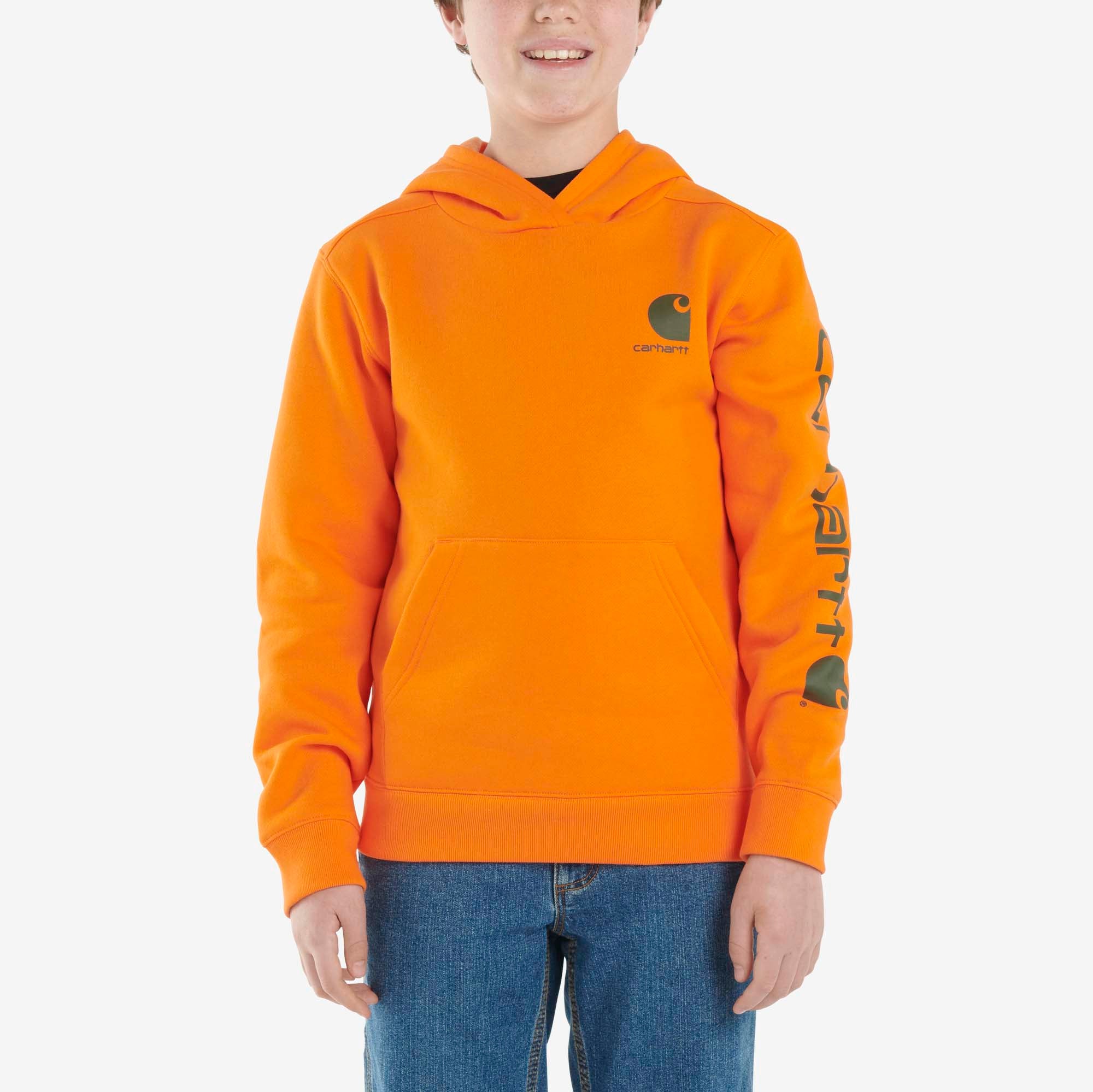 Carhartt Kid's Long Sleeve Graphic Hooded Sweatshirt