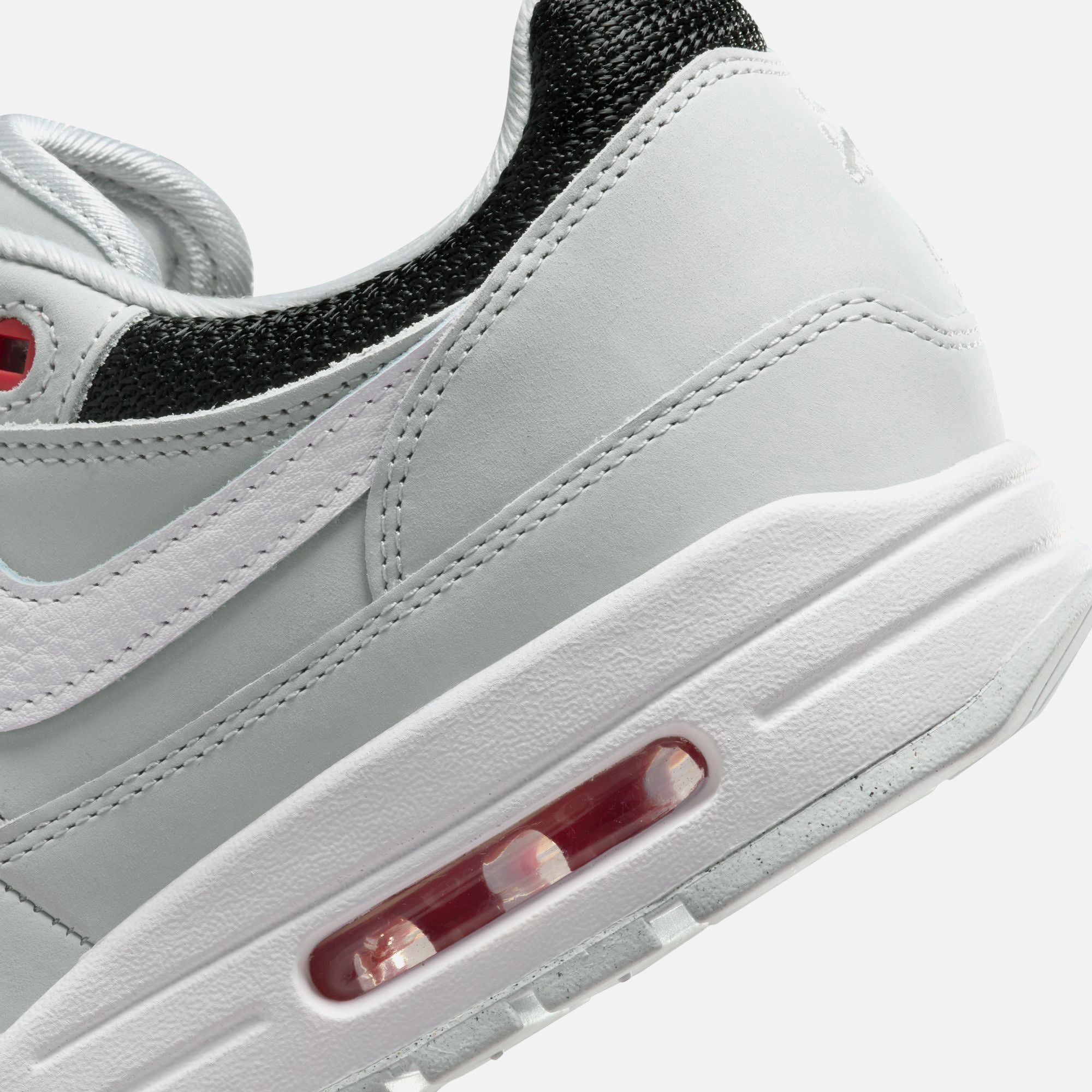 Nike Air Max 1 PRM - White / Black / Sport Red