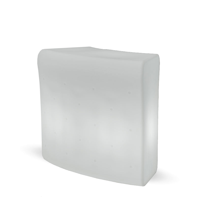 BANCONE BAR CURVA IBIZA 120 CON LUCE