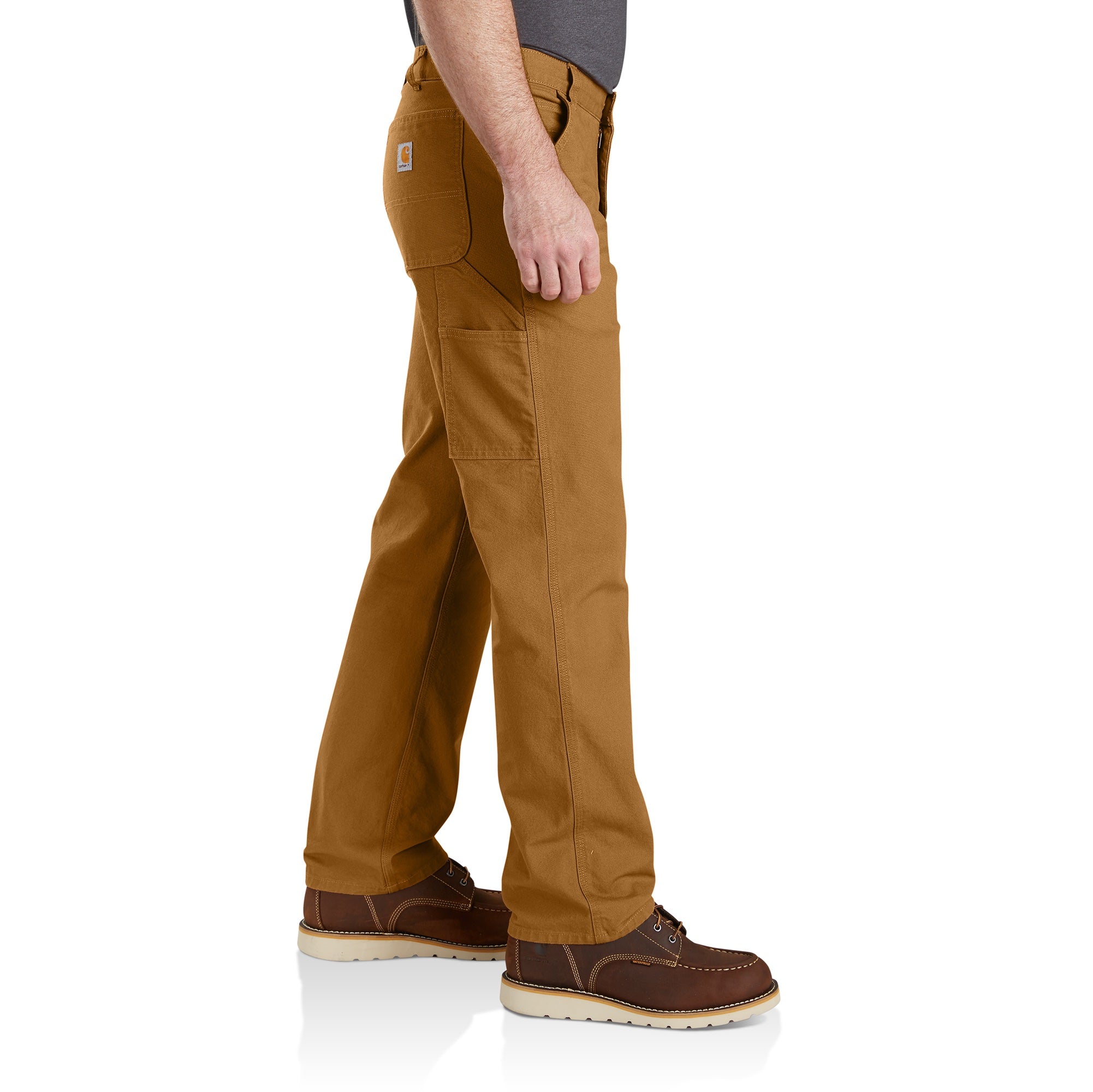 Carhartt Rugged Flex® Relaxed Fit Duck Dungaree_Carhartt Brown