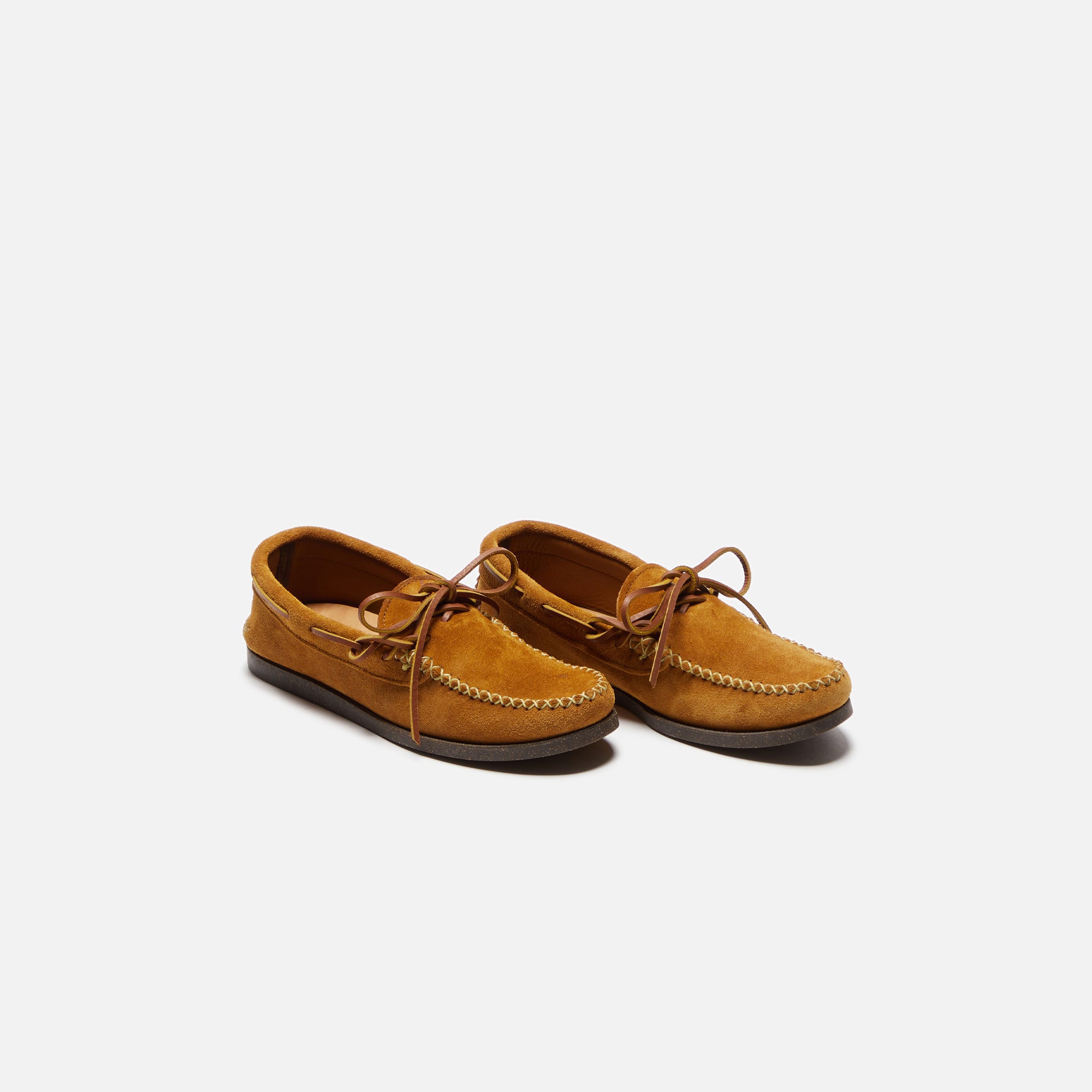 Yuketen Canoe Moc with Camp Sole - Brown