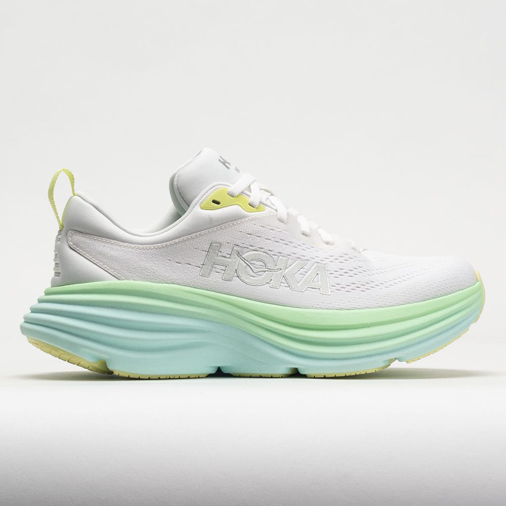 HOKA Bondi 8 Women's Blanc de Blanc/Sunlit Ocean