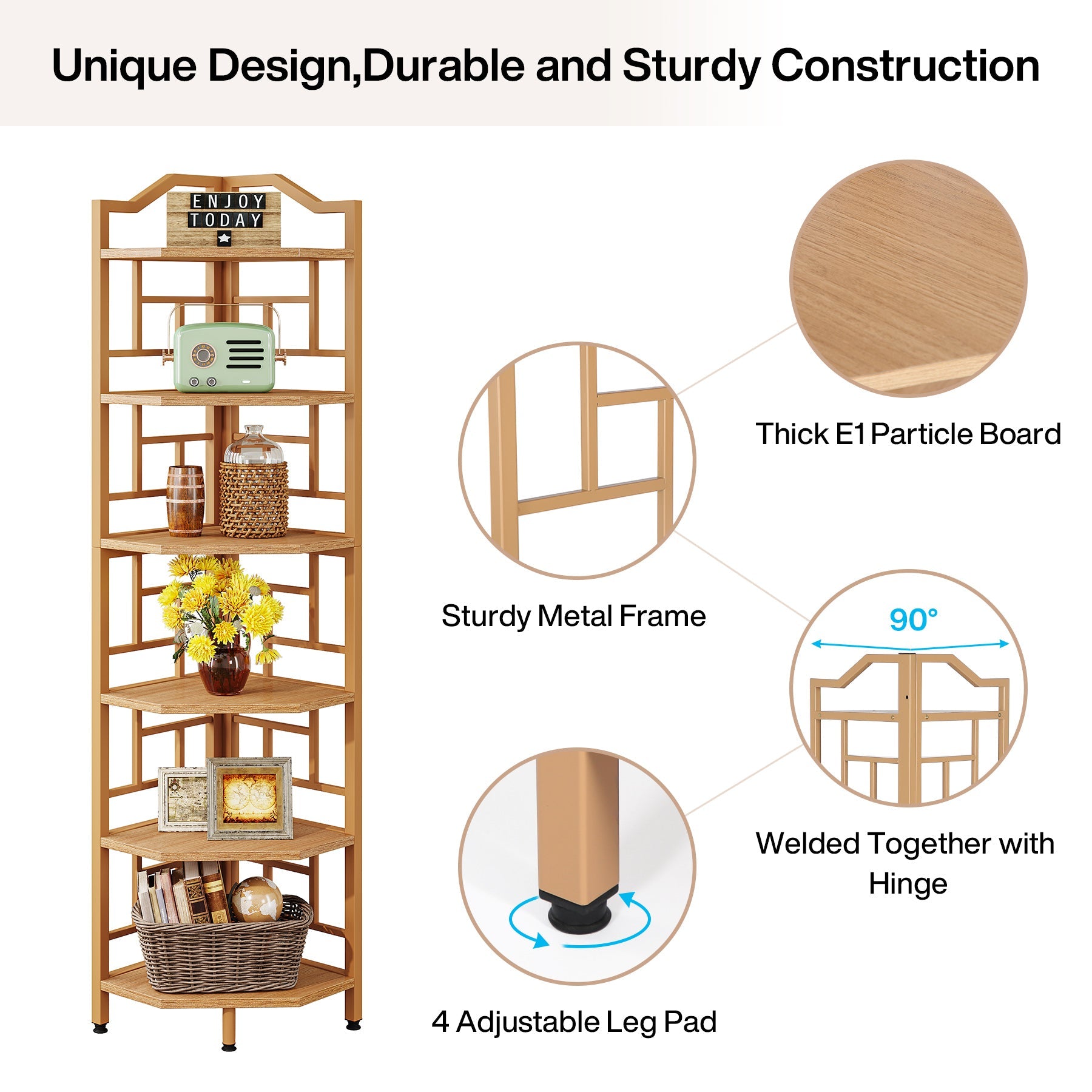 6-Tier Corner Shelf, 68