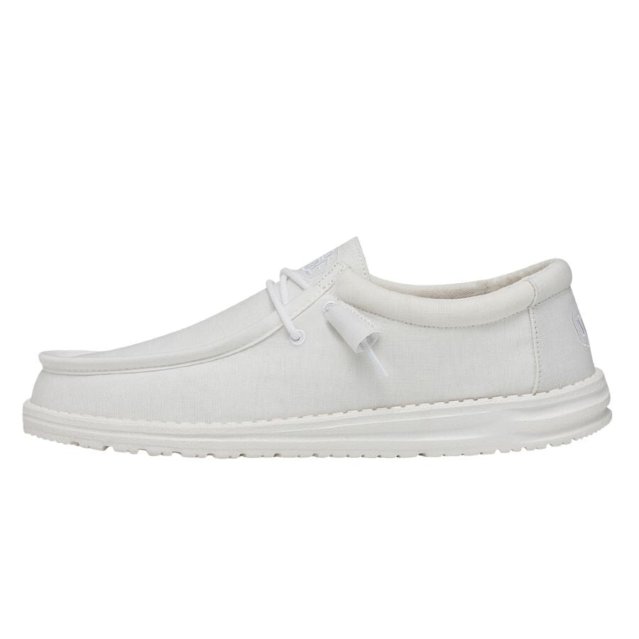 Wally Slub Canvas - White