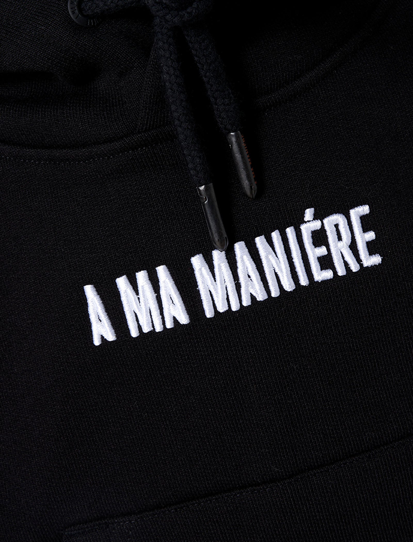 A MA MANIÉRE KIDS BAR LOGO HOODIE