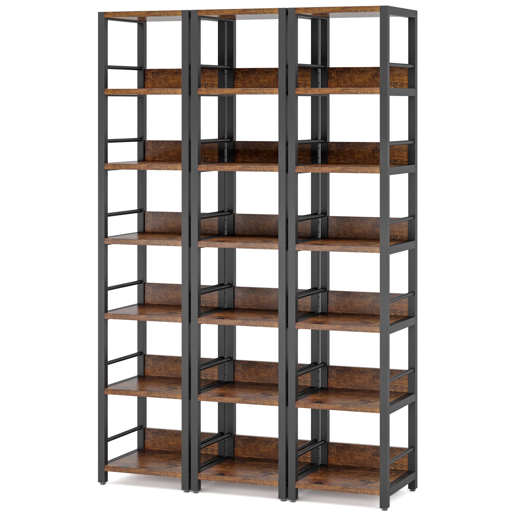 6-Tier Corner Shelf, Narrow Etagere  Bookshelf Storage Rack