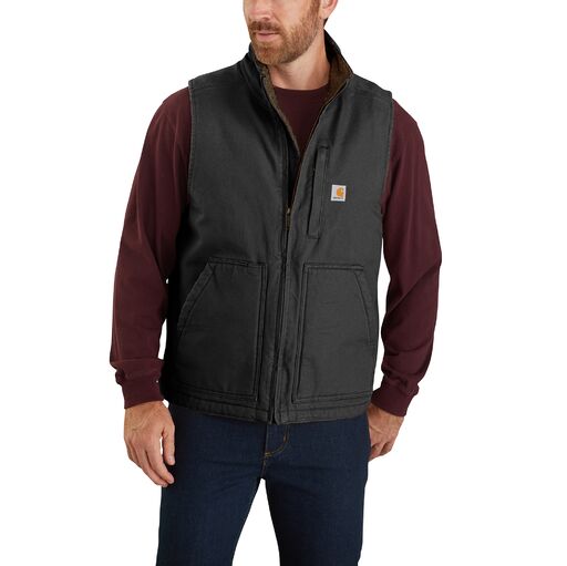 Carhartt Men's Washed Duck Mock Neck Vest