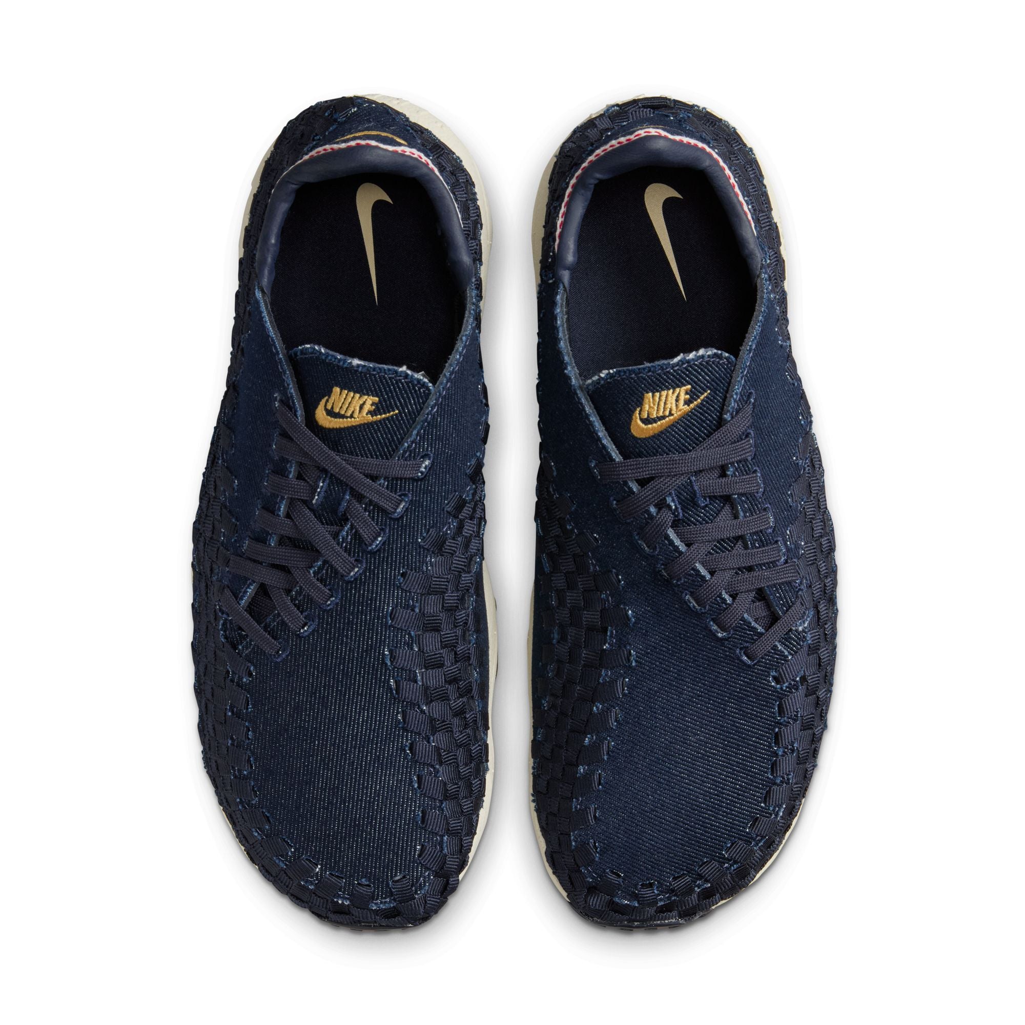 Nike Air Footscape Woven Denim Wheat Gold Obsidian Coconut Milk HF1759-400