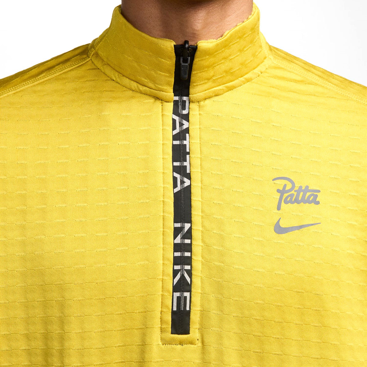 + Patta Half-Zip Long-Sleeve Top 'Saffron Quartz'