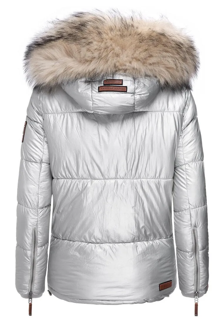 Windproof and waterproof parka champagne