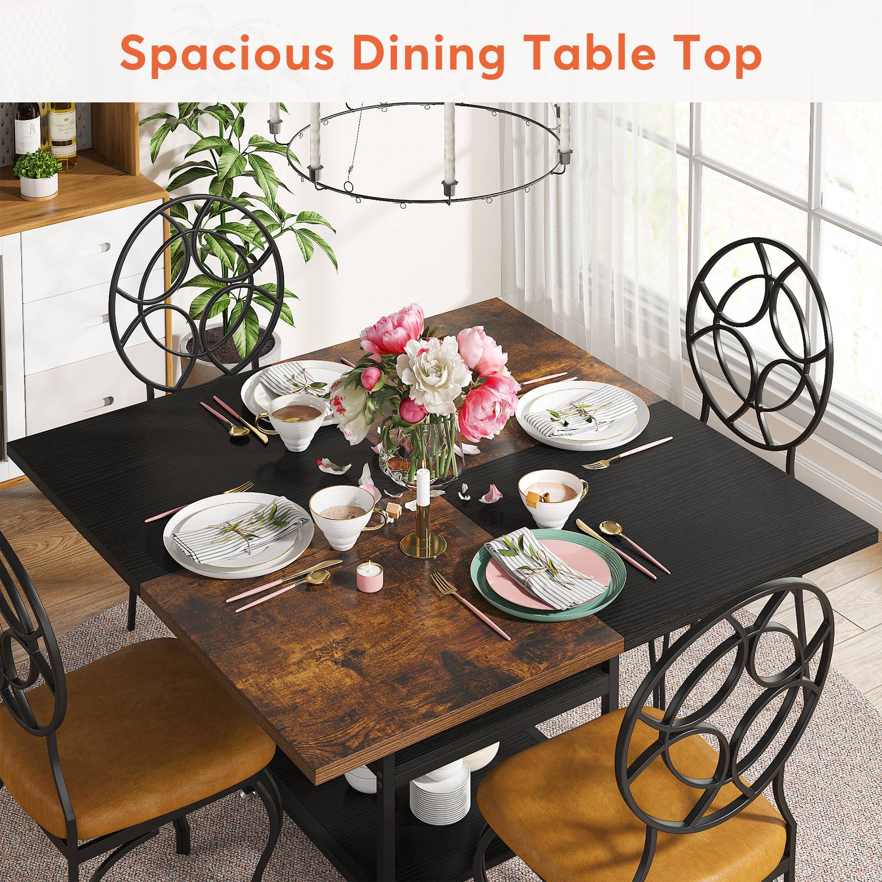 Square Dining Table, 43