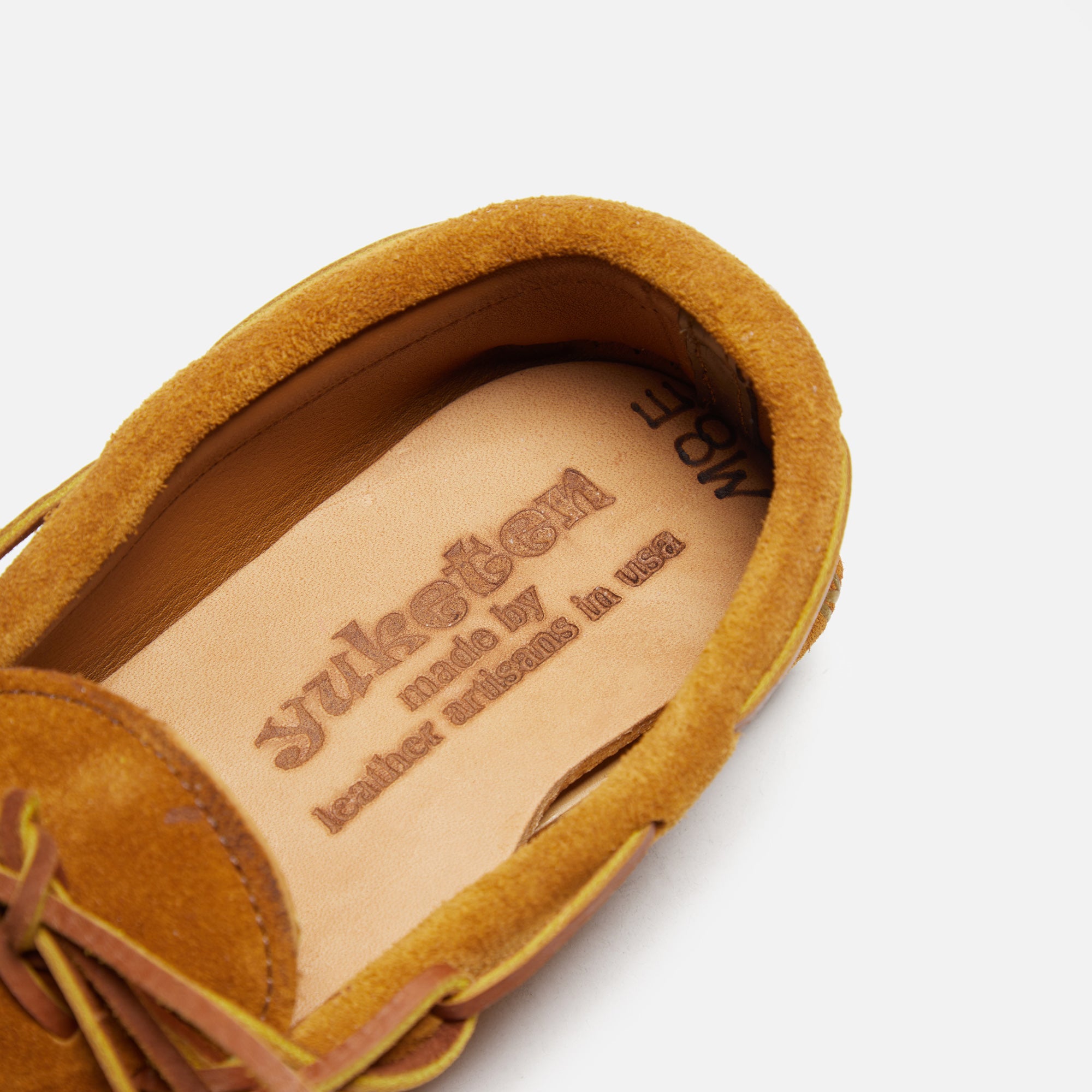 Yuketen Canoe Moc with Camp Sole - Brown