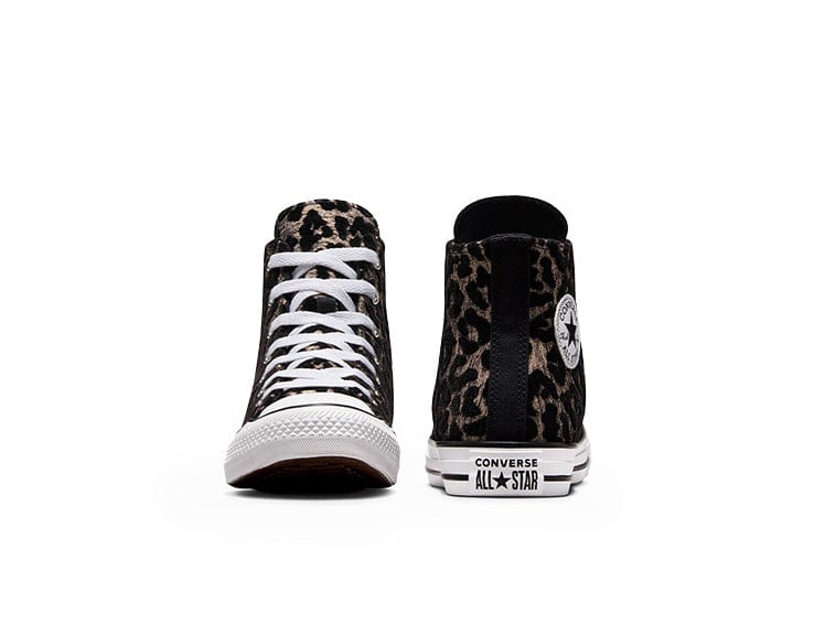 Converse Chuck Taylor Hi Leopard Love Womens Negro